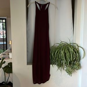 Wine Midi Sweater Dress